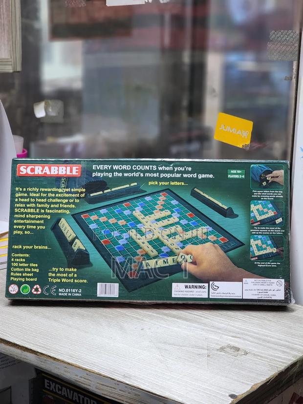 Scrabble Board Games Original Quality With Bag - thumbnail 2
