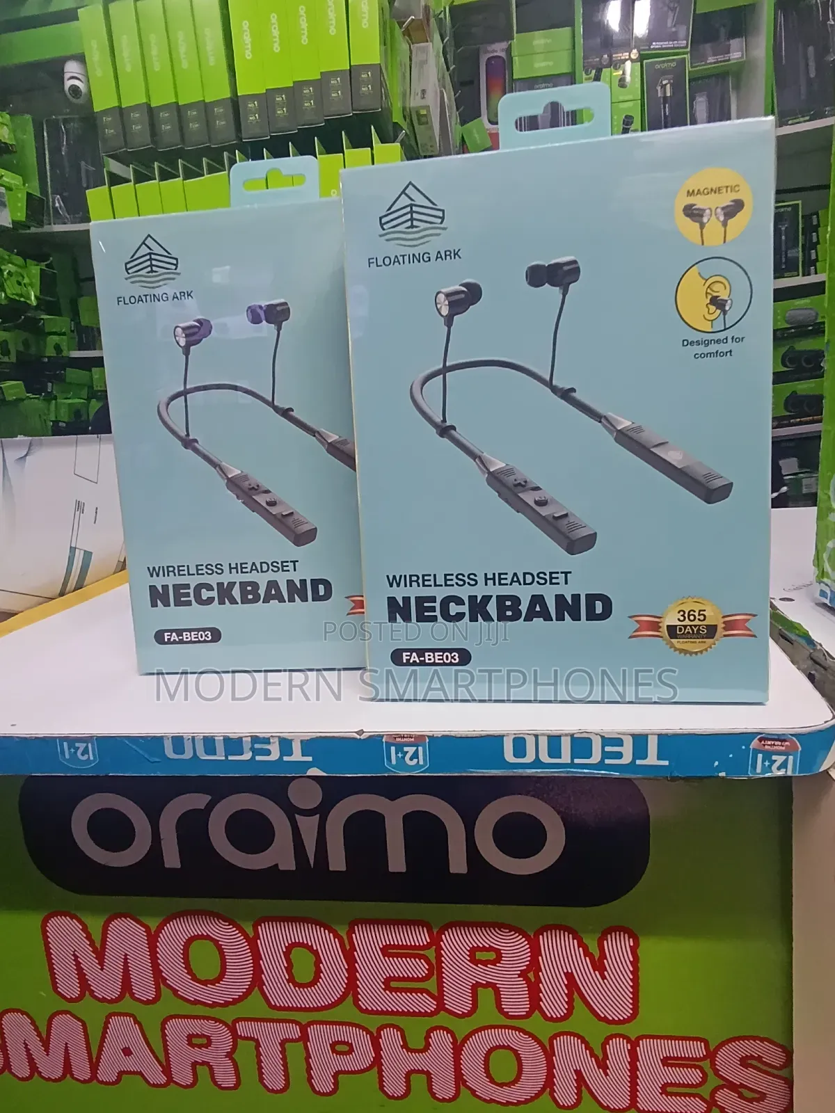 Floating Ark Wireless Bluetooth Headset Neckband
