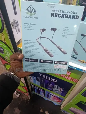 Floating Ark Wireless Bluetooth Headset Neckband