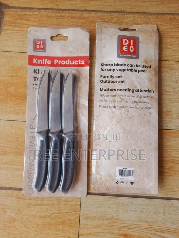 6ps Kitchen Sharp Knives - main view