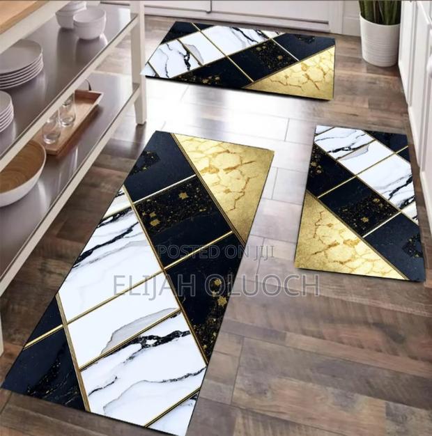 3pcs Set Rubber Kitchen Mats - thumbnail 2