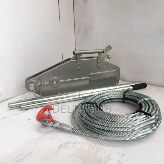 1.6ton 20m Steel Wire Rope Aluminium Tirfor Hoist