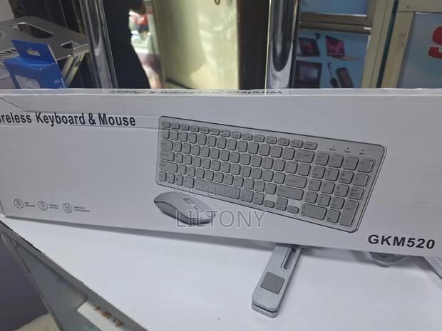Black Wireless Keyboard and Mouse - thumbnail 2