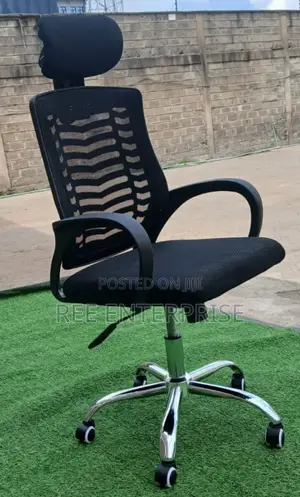 New Model Secretarial Mesh Office Chair With Headrest