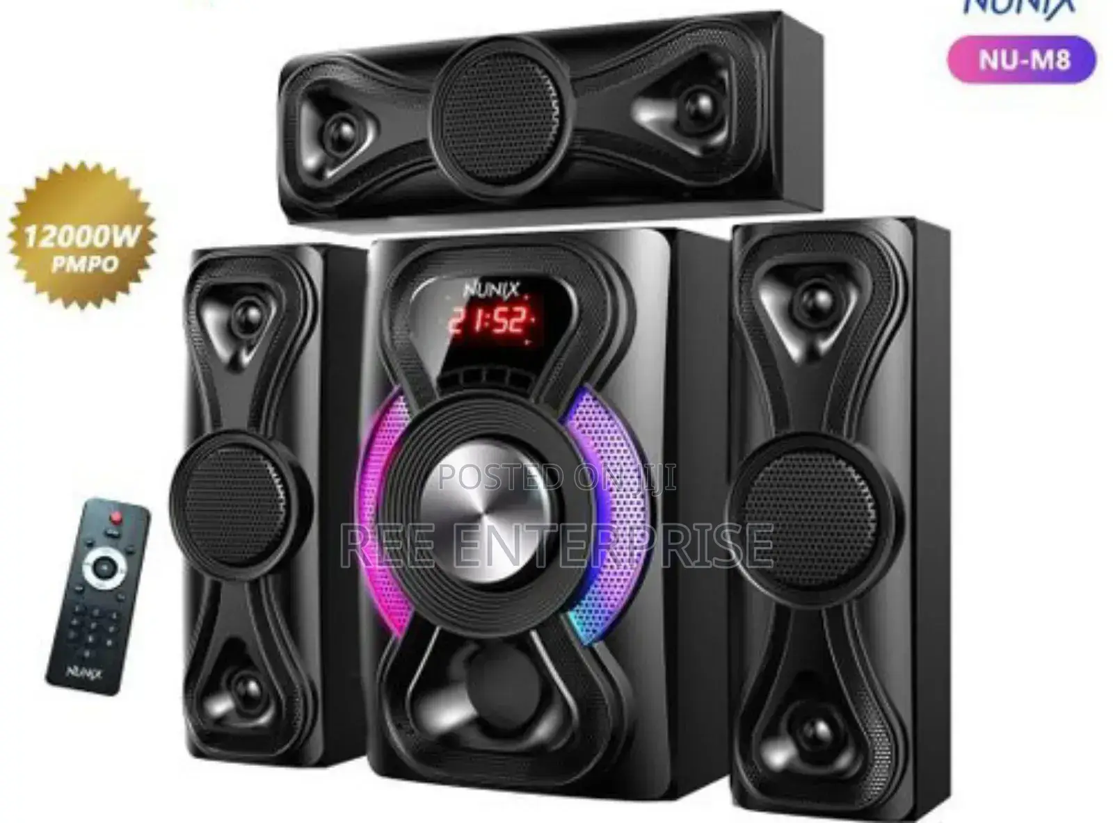 12000 Watts Nunix 3.1 Mini Home Theater System
