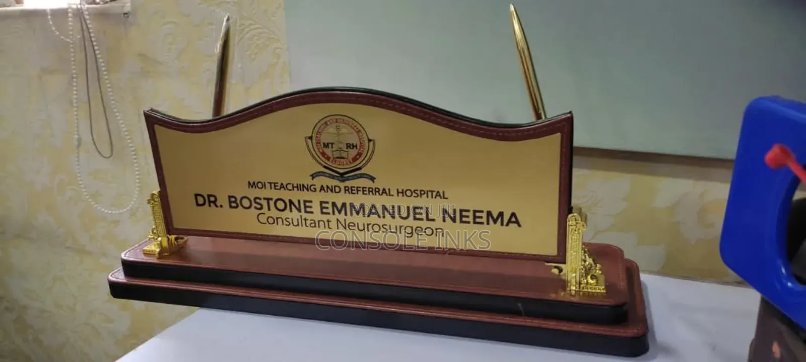 Desk Name Plate/Desk Organiser