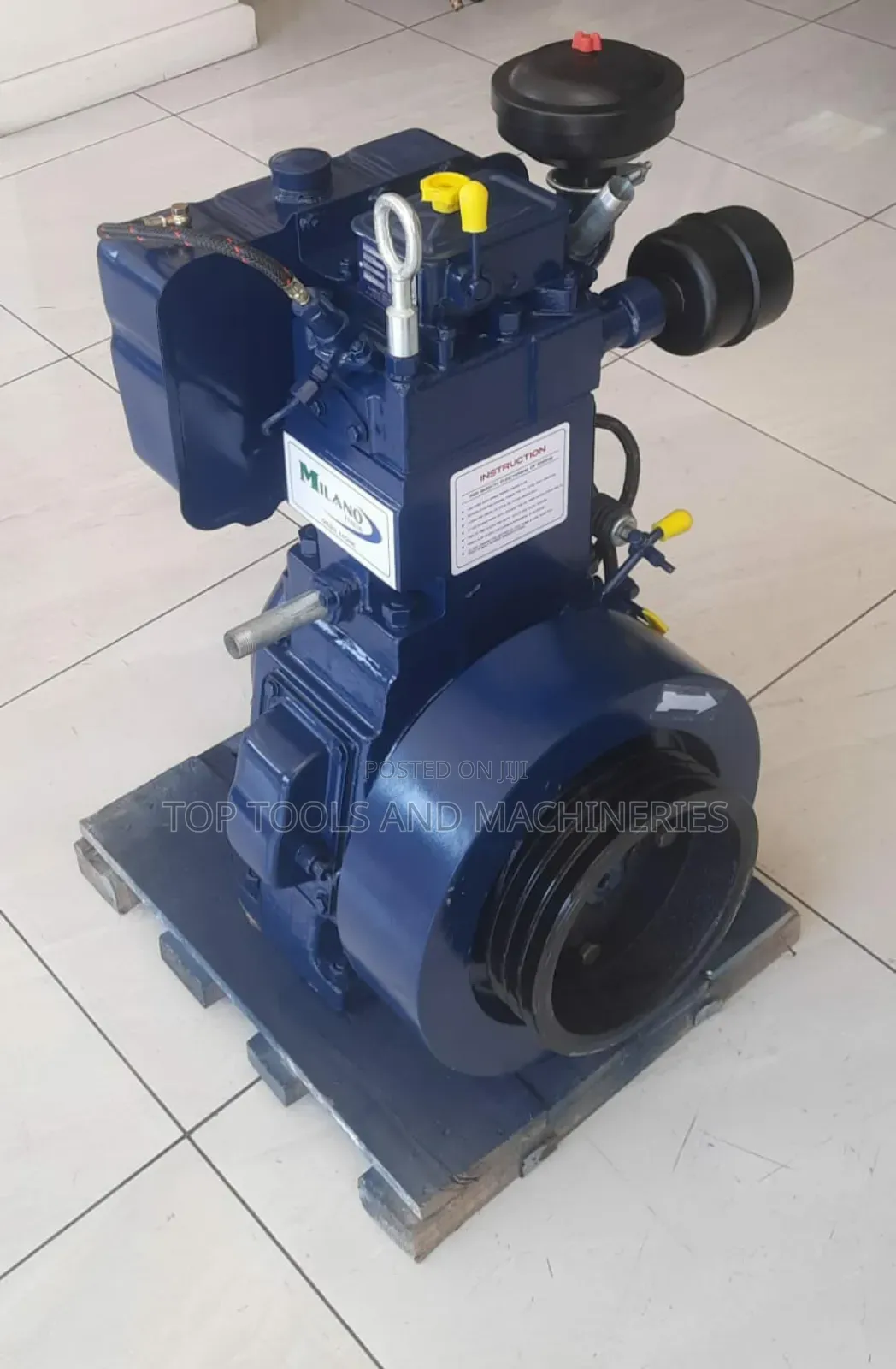 Milano Italy 10hp Water Cooled Diesel Engine