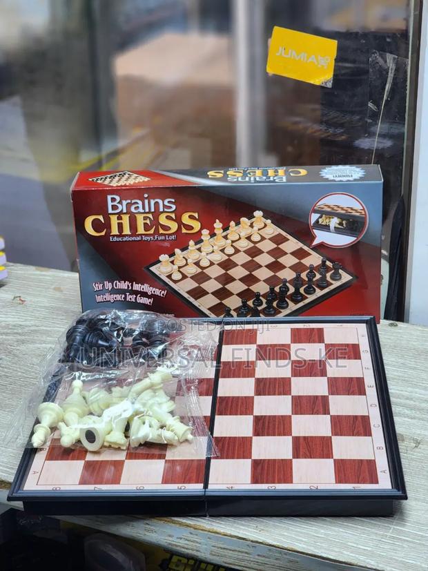 Foldable Magnetic Chess Board Game Available - main view