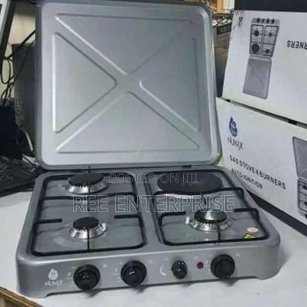 Latest Table Top Cooker 3 Gas + 1 Electric Burner Stove