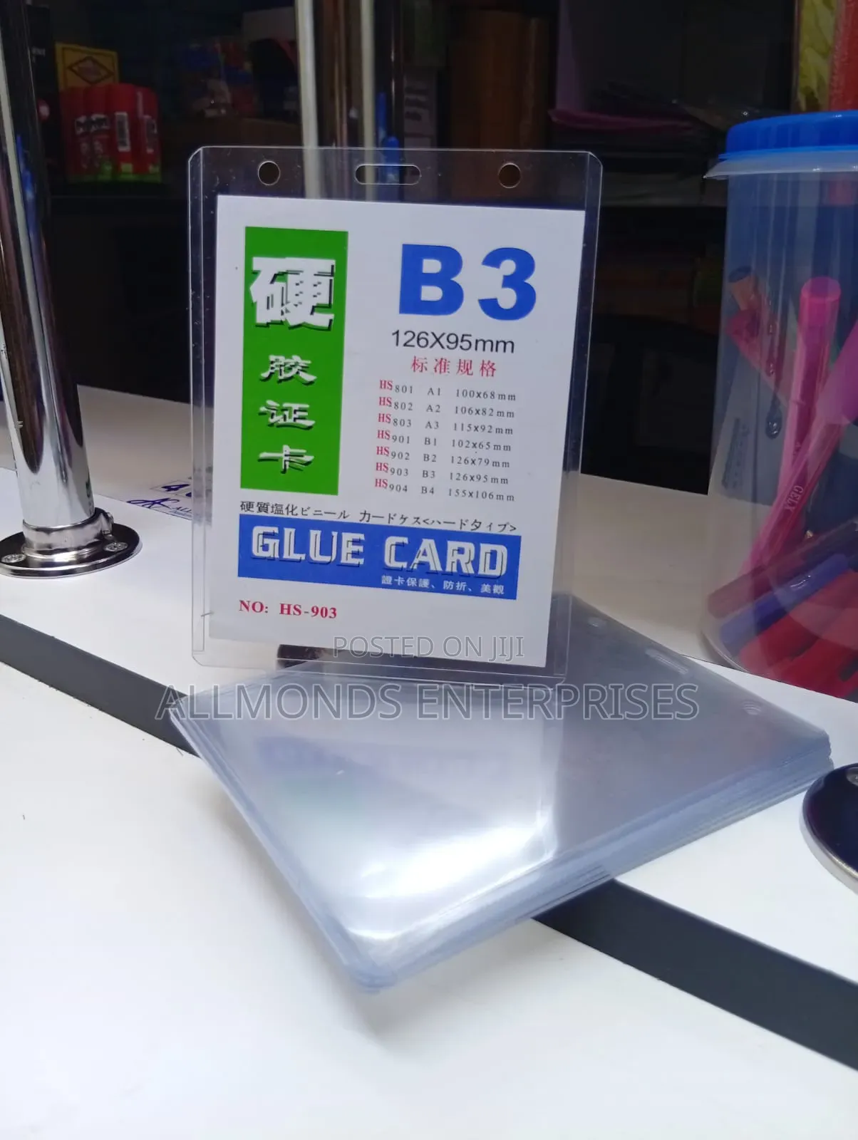 Name Badge/ Plastic Name Card Holder- B3