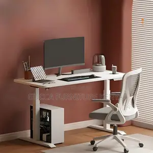 Office Desks:120cm Ergonomic Sitstand Desk With T-leg Design