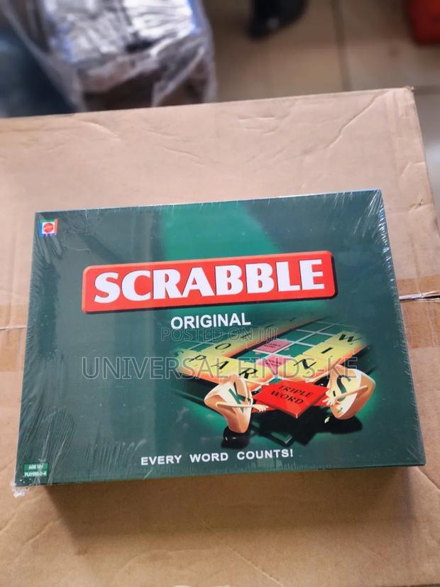 Scrabble Mattell Original Scrabble Hard Board - main view