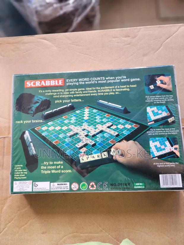 Scrabble Mattell Original Scrabble Hard Board - thumbnail 4