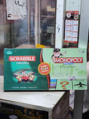 Scrabble Original 2in1 Monopoly Global Village Game - thumbnail 2