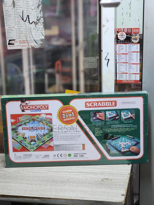 Scrabble Original 2in1 Monopoly Global Village Game - thumbnail 3