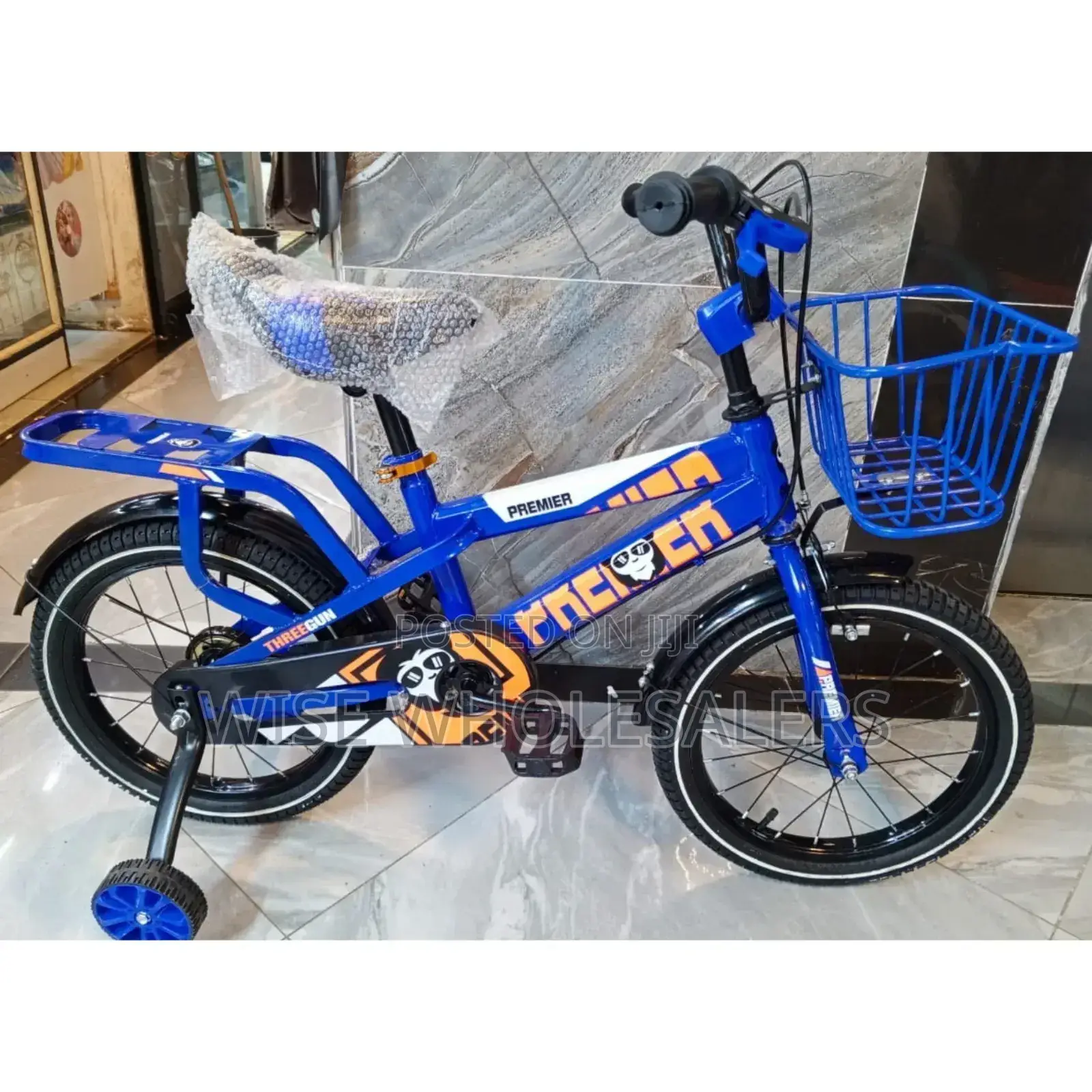 Kids Bike Bicycle Size 16 4-8 Years With Side Wheels√°~•°