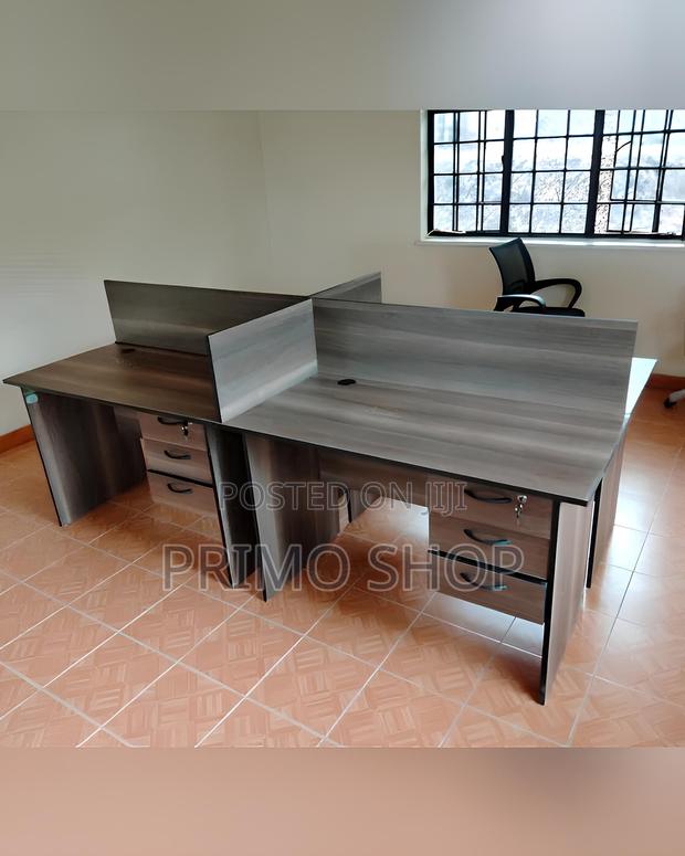 Office Desk; Two Seater Decorative Finish Office Workstation - thumbnail 5