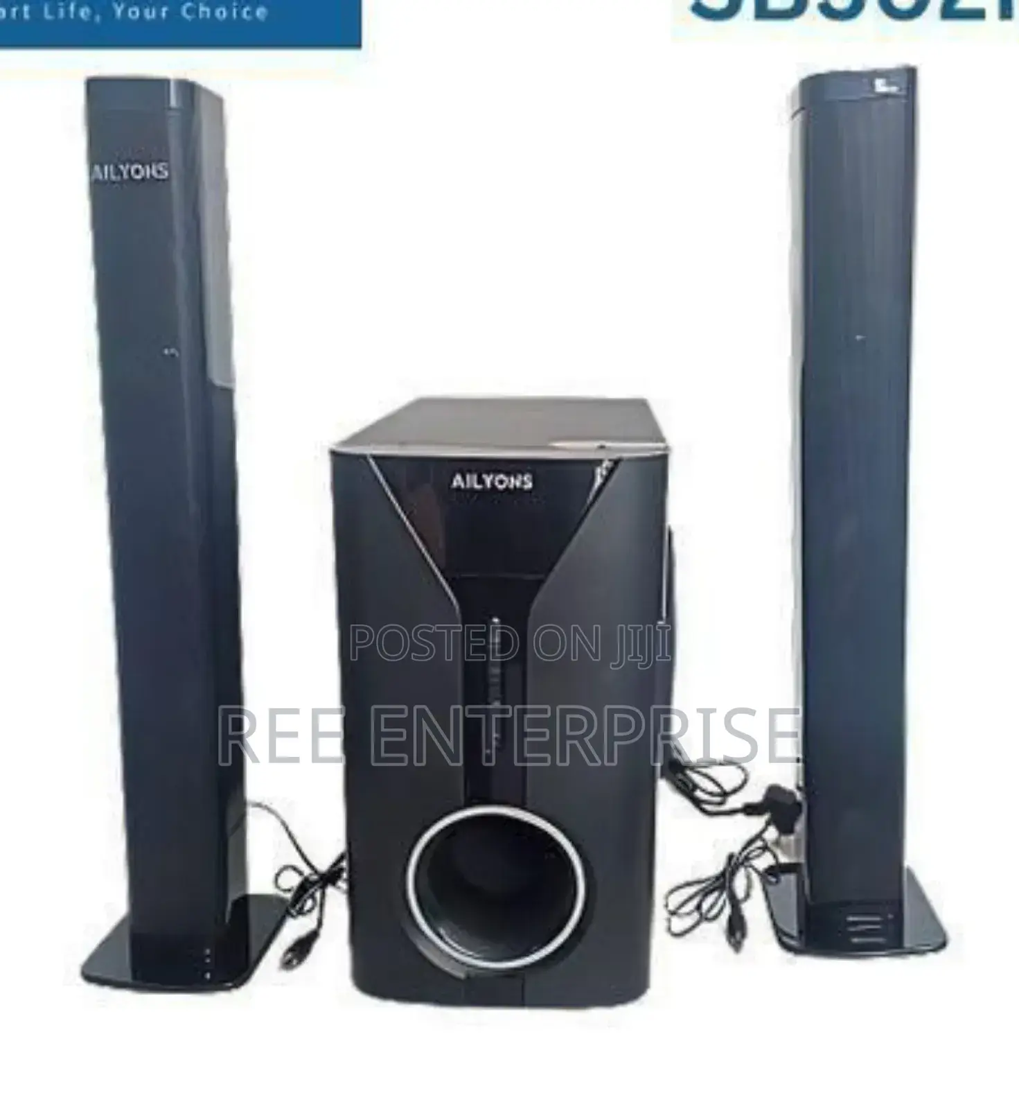 Model V527 2.1ch Ailyons Sub Woofer System