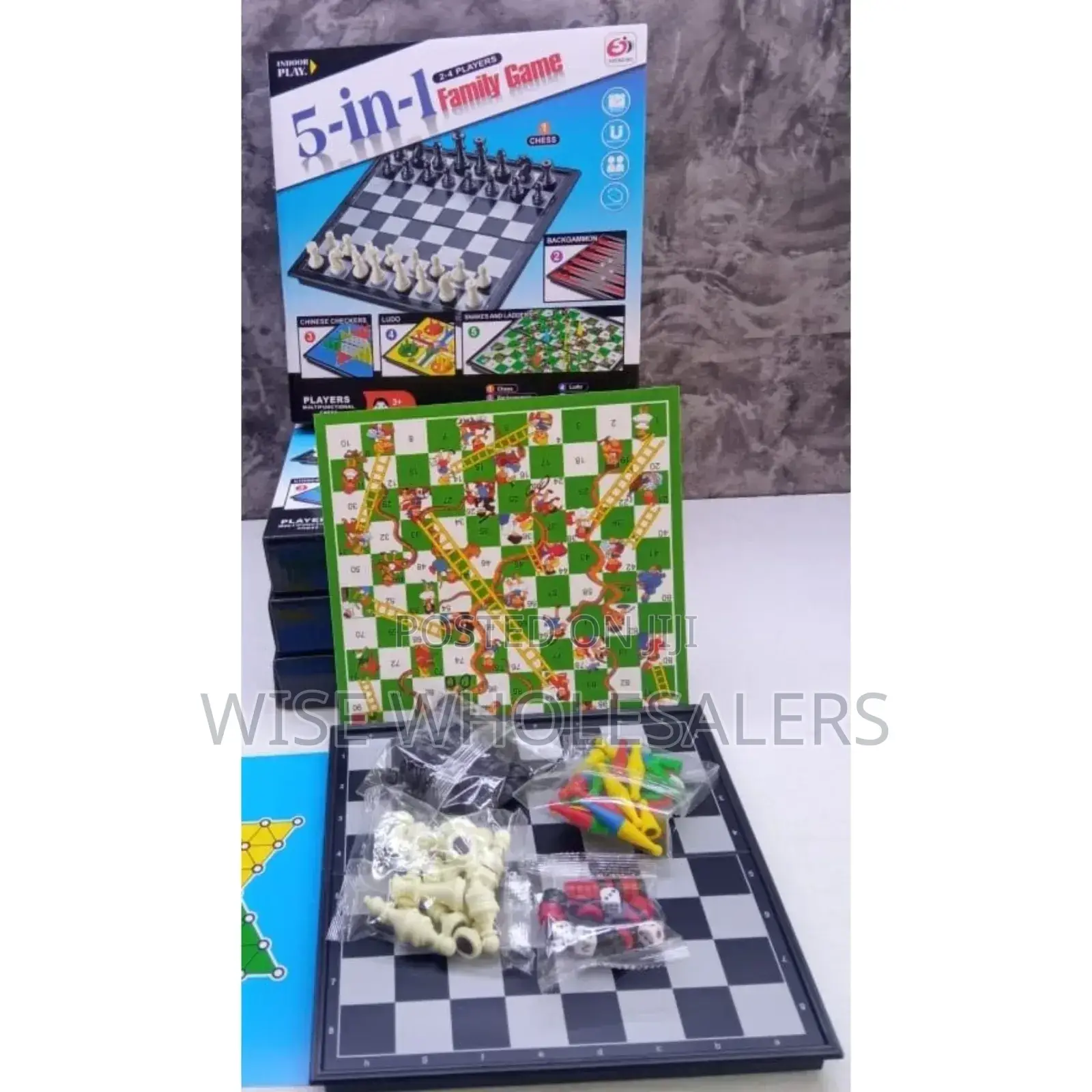 5 in 1 Board Game^° •~