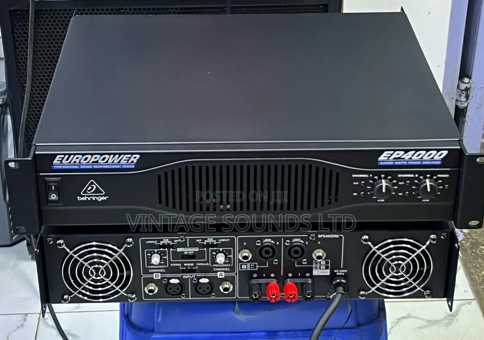 Behringer Europower Ep4000 4000watt Stereo Power Amplifier