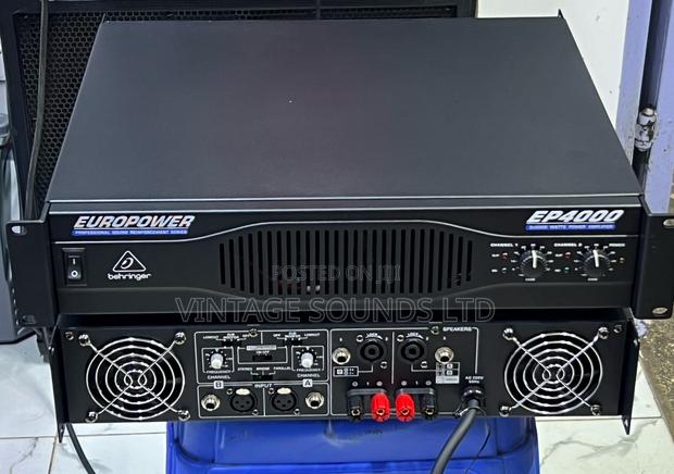 Behringer Europower Ep4000 4000watt Stereo Power Amplifier - main view