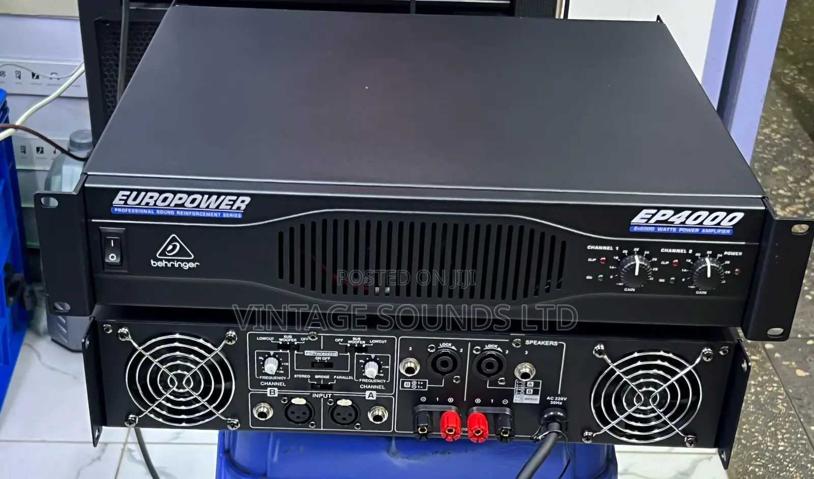 Behringer Europower Ep4000 4000watt Stereo Power Amplifier