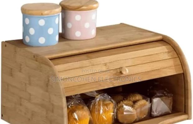 Big Size Bamboo Bread Bin - main view
