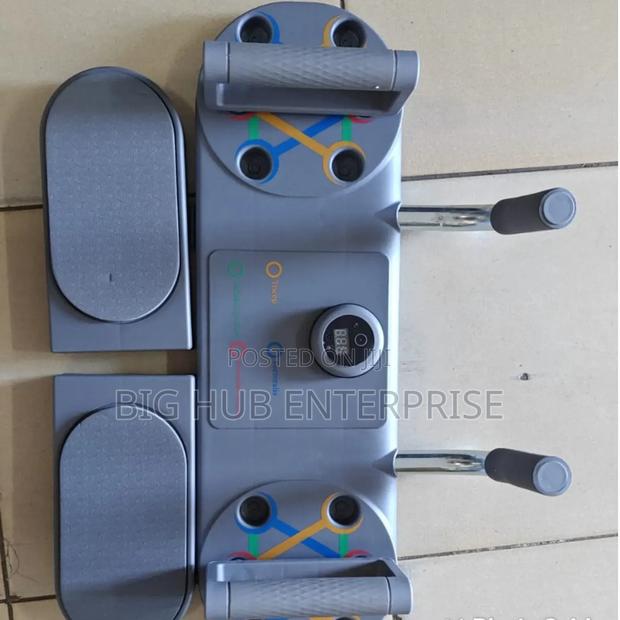 Smart Push Up Board With a Timer and Resistance Band - thumbnail 2