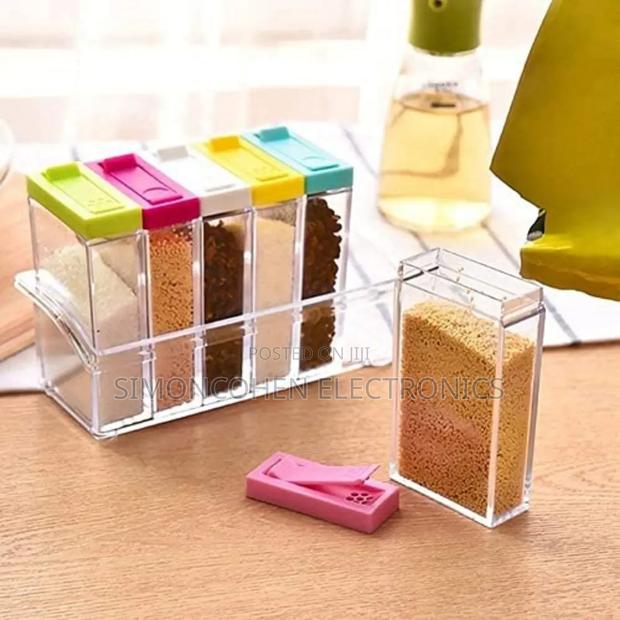 Fancy Aclyric 6pcs +Holder Seasoning Holders