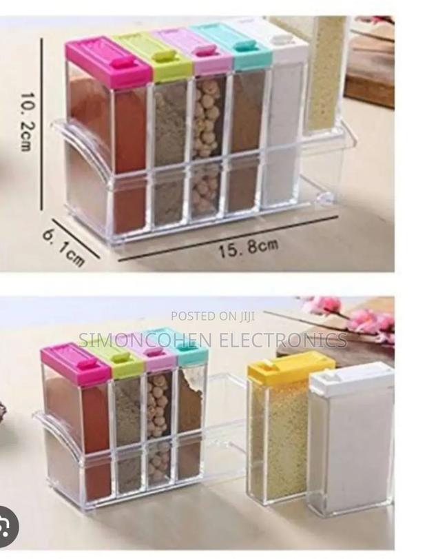 Fancy Aclyric 6pcs +Holder Seasoning Holders - thumbnail 2