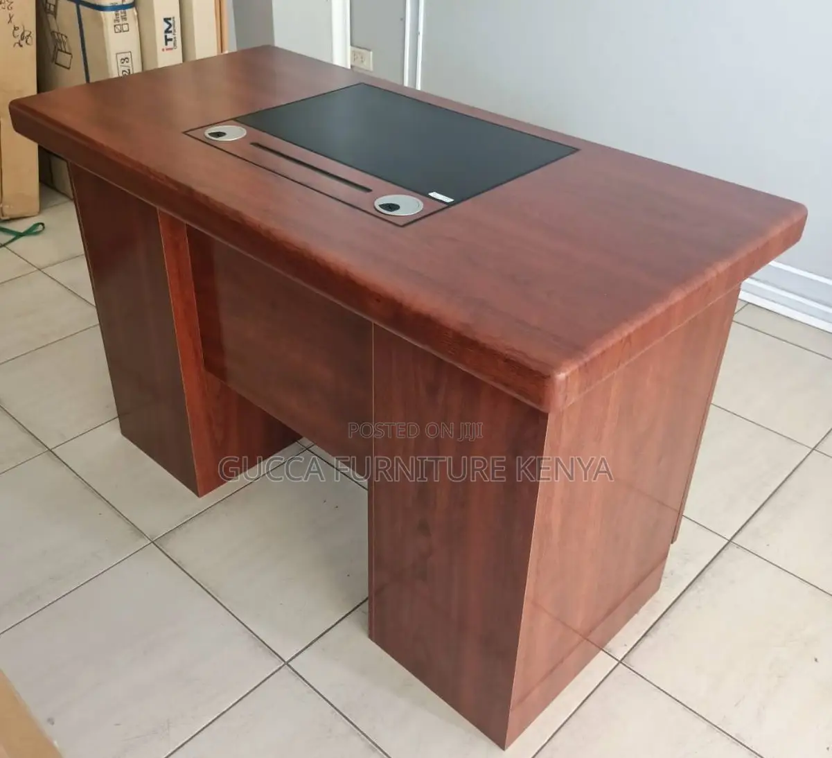Office Desk:120cm Modern Command Desk for Executives