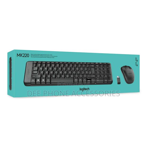 Logitech Mk 220 Wireless Mouse and Keyboard