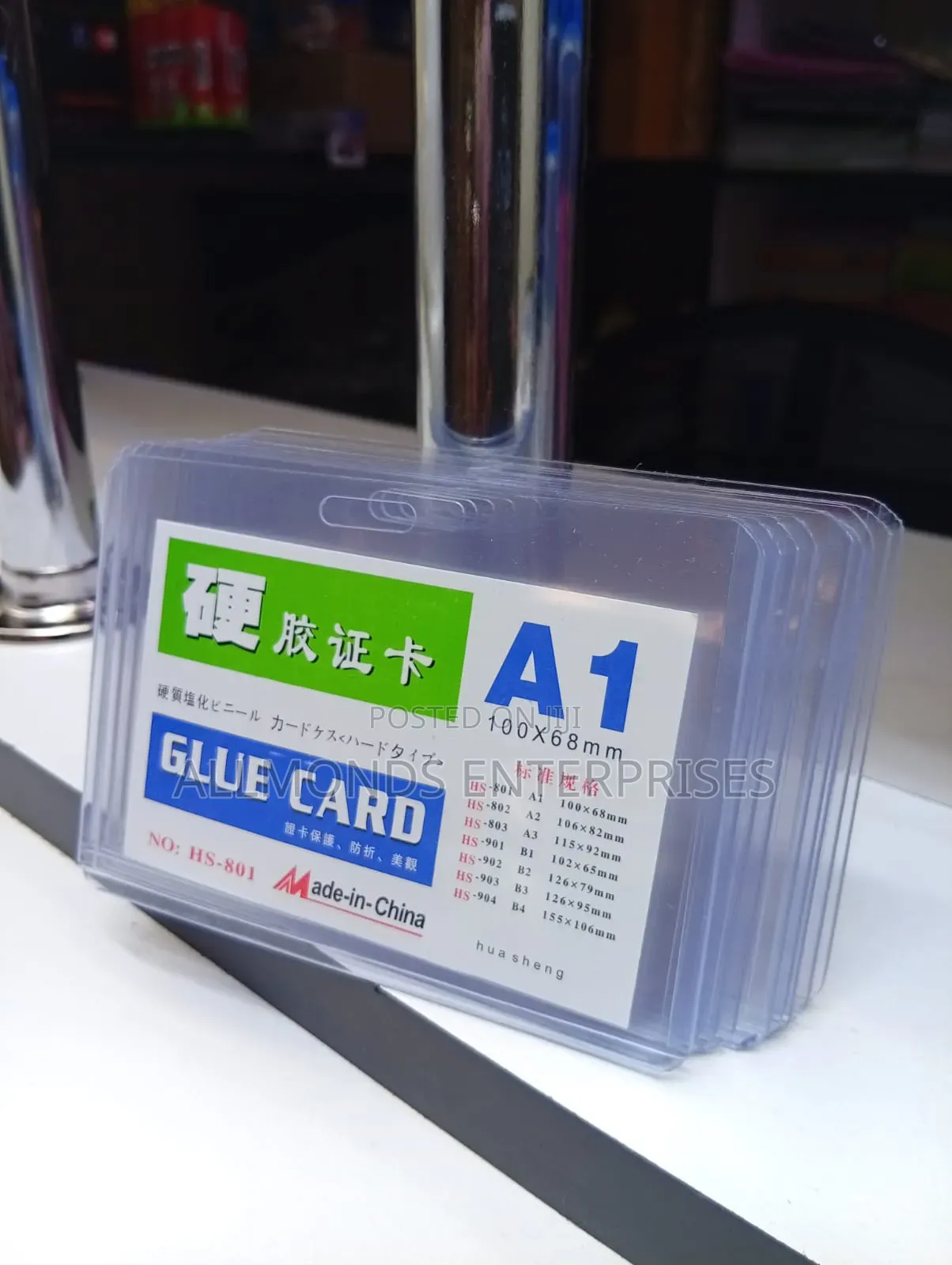 Name Badge/ Plastic Card Holder Id Size - A1