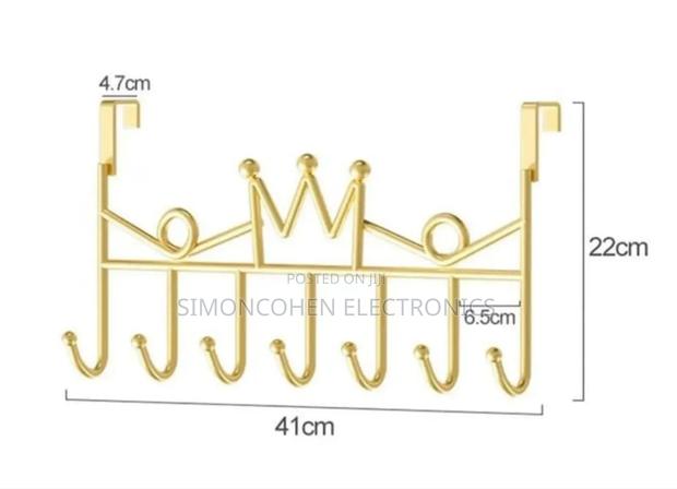 Heavy Guage Behind the Door 7 Hooks Hanger - thumbnail 2