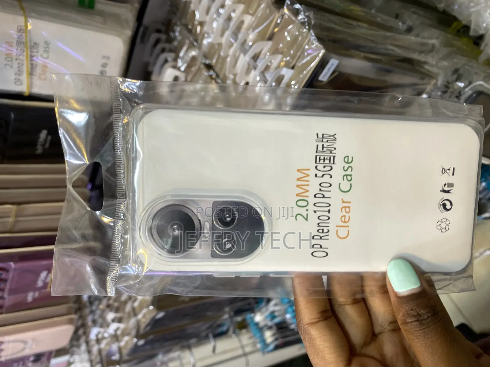 Ustiya Case for Oppo Reno 10 Pro 5g Clear Tpu Case Antiyello