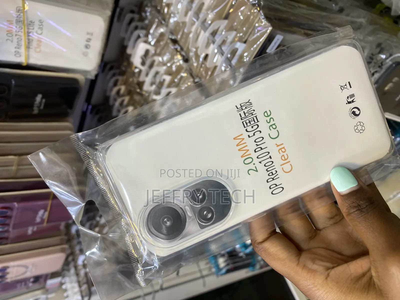 Ustiya Case for Oppo Reno 10 Pro 5g Clear Tpu Case Antiyello