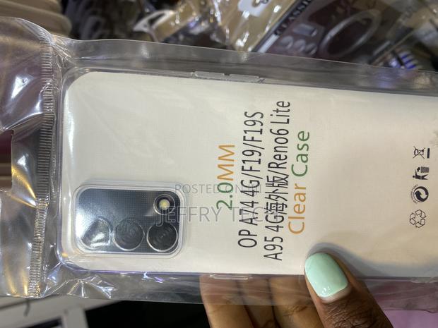 Ustiya Case for Oppo A74 4g Transparent Soft Case - main view