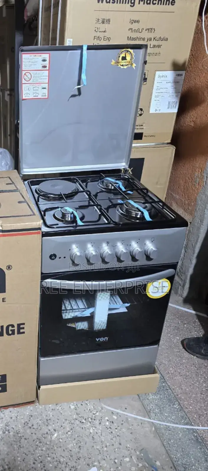 New Model 50×50 Von 3+1 Standing Cooker