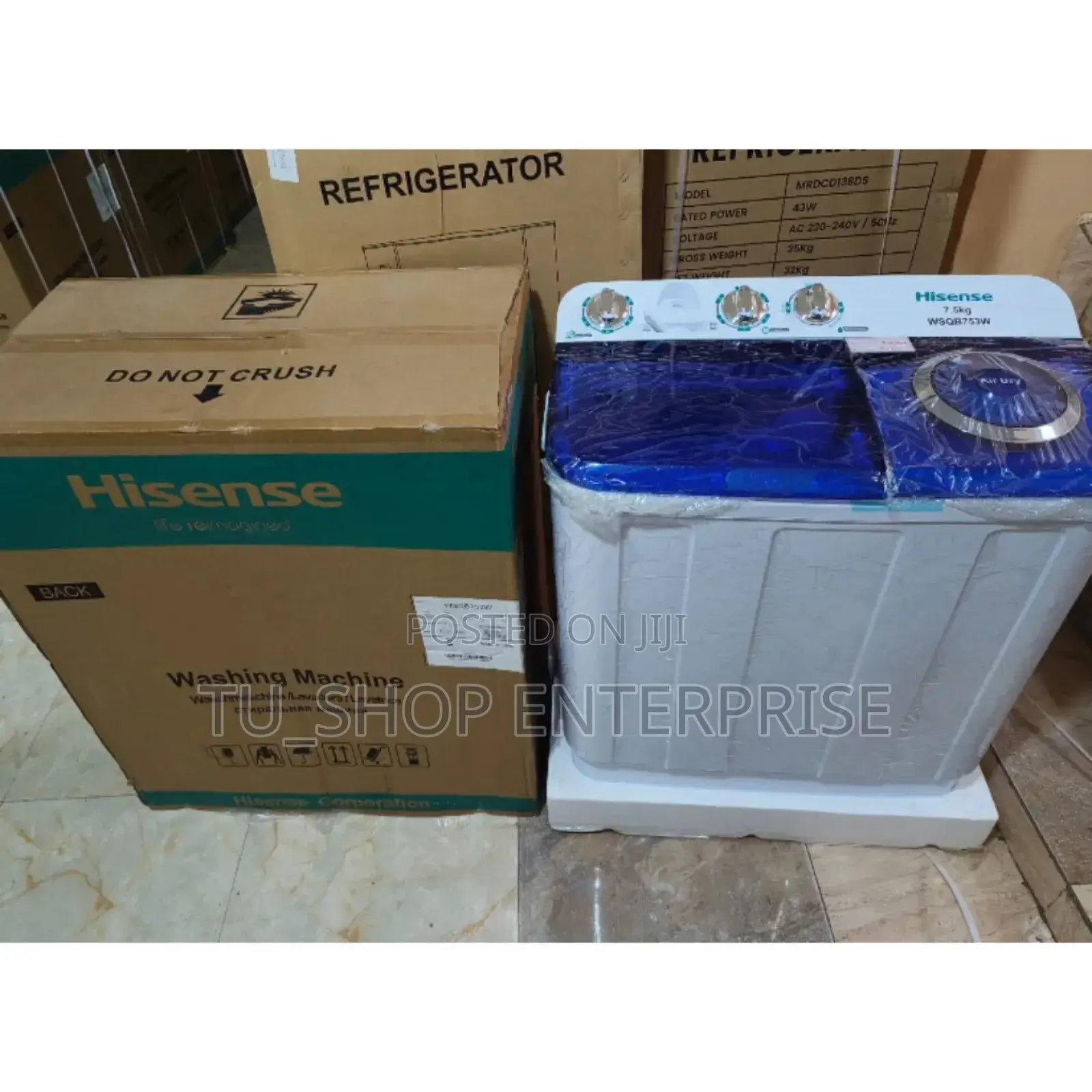 Washing Machine!!;Hisense 7.5kg Twin Tub Top Load