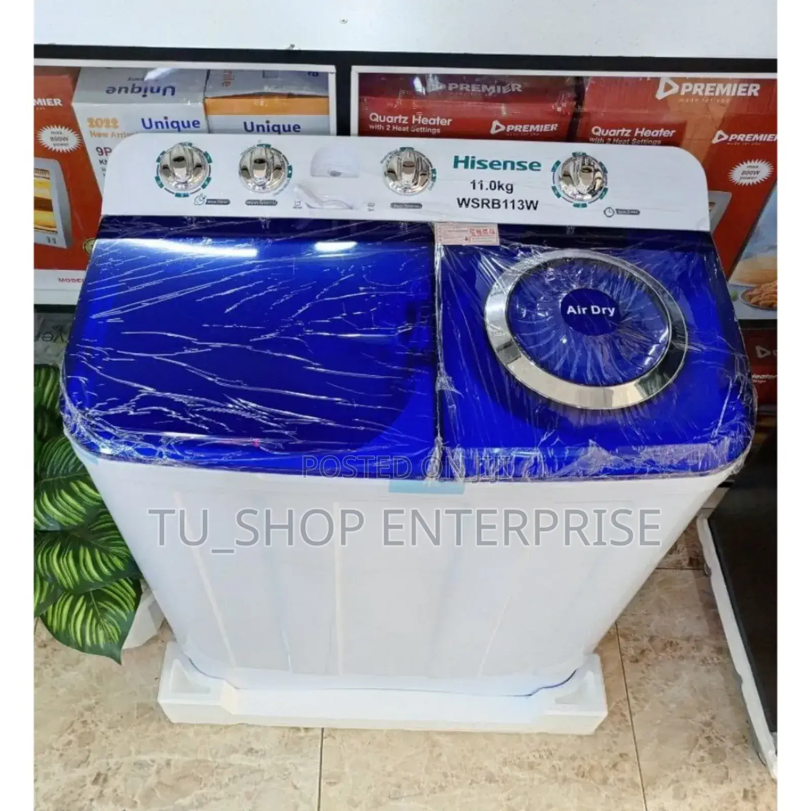 Hisense 11kg Twin Tub Washing Machine Top Load