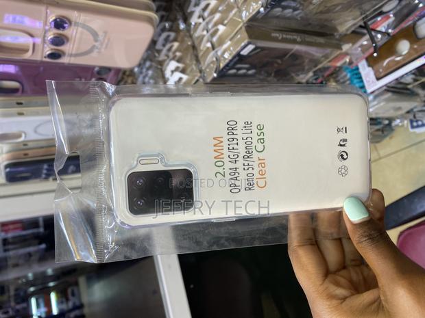 Vido Transparent Back Case Cover for Oppo A94 4g Antiyellow