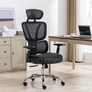 Office Desk ; Ergonomic Office Chair With Adjustable Heigt