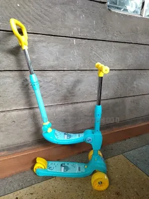 2 in 1 Scooter With Push Handle