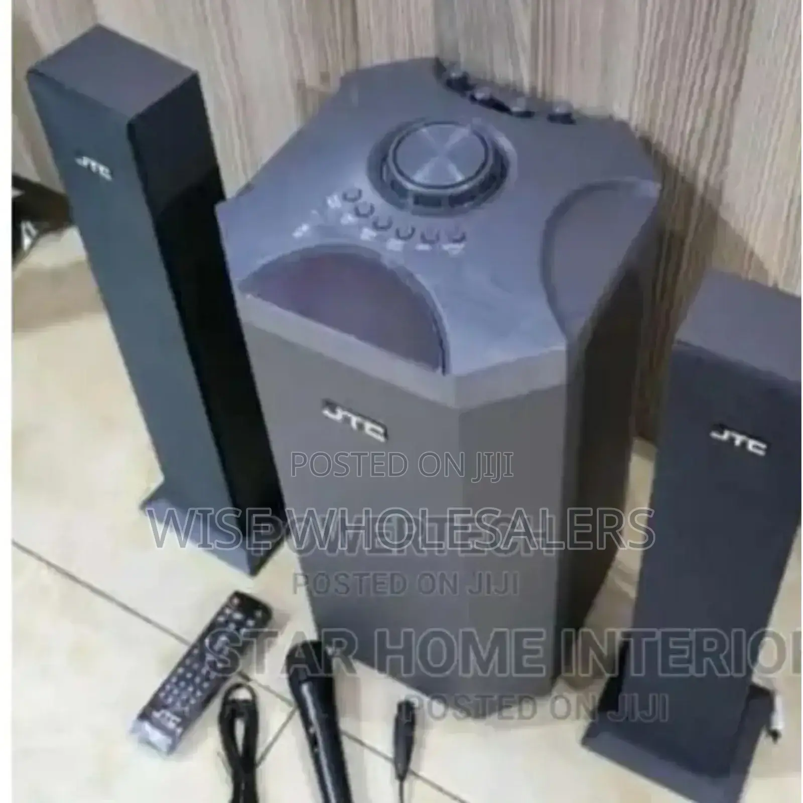 JTC Mtungi 2.1ch Hometheatre-Bt/Fm/Usb-12,000w-System
