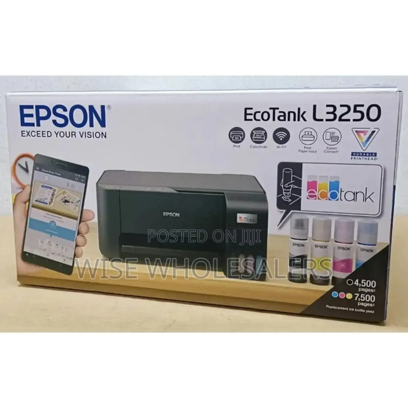 Epson Ecotank L3250 A4 Wi-Fi All-in-One Ink Tank Printer