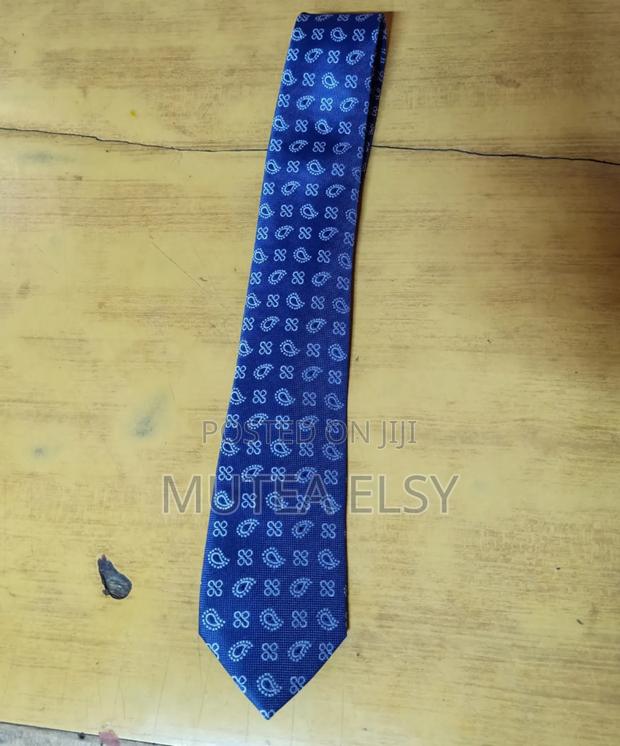 Royal Blue Teardrop Executive Single Ties - thumbnail 2