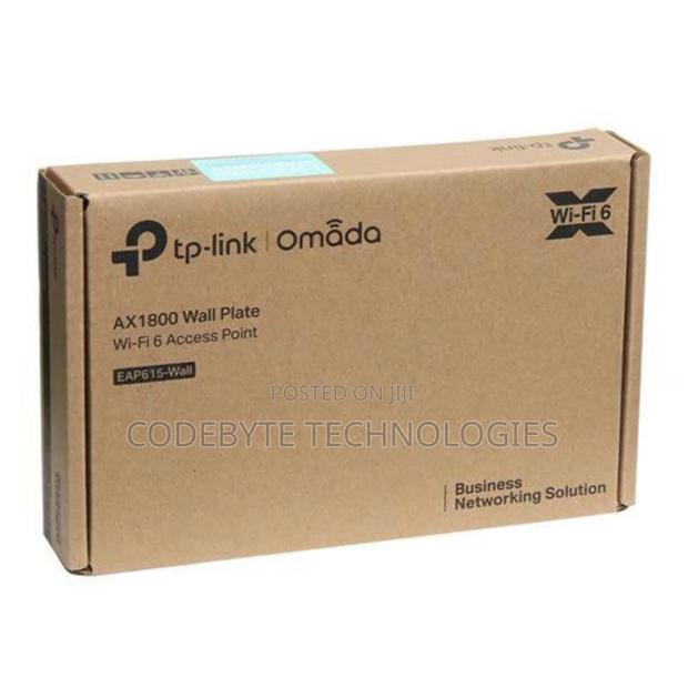 Tp-Link Ax1800 Wall Plate Wifi 6 Access Point – Eap615-Wall - main view