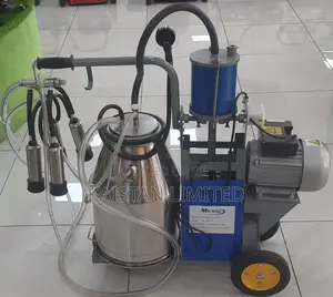 Electric Double Barrel Cow Milking Machine,