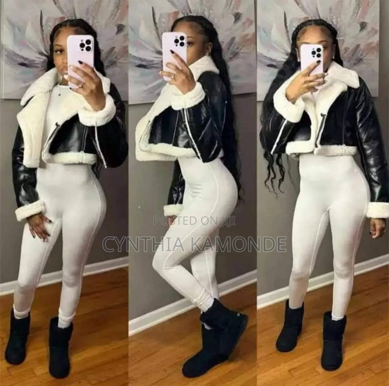 Crop Leather Jacket