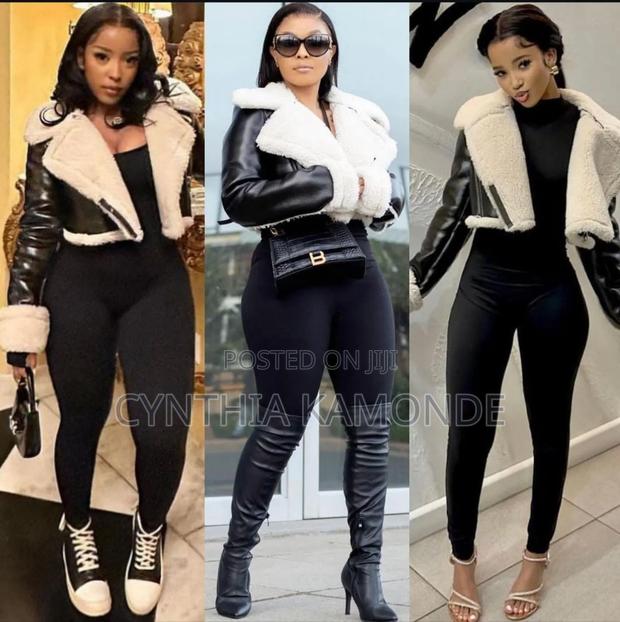 Crop Leather Jacket - thumbnail 3